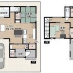 高知市海老ノ丸 新築住宅①  4,460万円(税込) 4LDK 132.24㎡(約40坪)