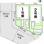 高知市鴨部 新築住宅 ① 3,198万円(税込）3LDK 99.73㎡（約30.16坪）